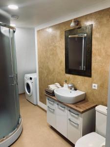 Koupelna v ubytování Lotes apartamenti