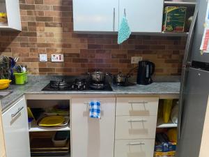 Kuchyň nebo kuchyňský kout v ubytování Cirey short-let Apartment Lifecamp