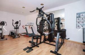 Posilňovňa alebo fitness centrum v ubytovaní Casa El Nidillo