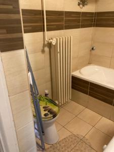 Kúpeľňa v ubytovaní Roland Apartment Downtown - Pozsonyi + 20 fotografií