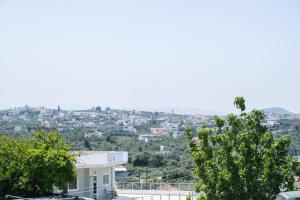 a view of the city from the hill at Thalassini in Daratso