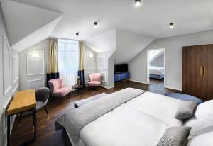 Posteľ alebo postele v izbe v ubytovaní Kalix Boutique Hotel