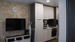 A kitchen or kitchenette at Colonel apartment Luxury