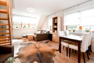 Posezení v ubytování Apartmán s terasou