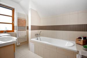 Koupelna v ubytování Apartmán s terasou