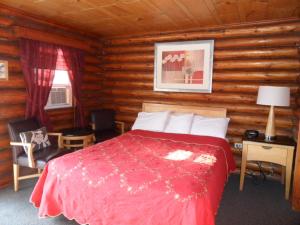 Katil atau katil-katil dalam bilik di Seven Dwarfs Cabin - On The Brook Cabins