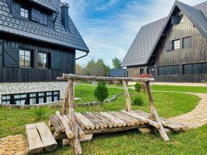 Vonkajšia záhrada v ubytovaní Plitvice Luxury Etno Garden