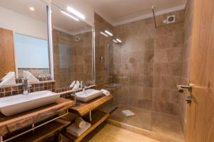 Vannituba majutusasutuses Monte Vita Tirol - Apartments