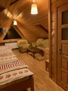 Χώρος καθιστικού στο DOMY na GÓRCE