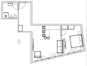 Plán poschodí v ubytovaní Apartments Iris