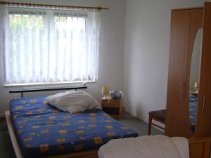 Postel nebo postele na pokoji v ubytování Ferienhaus Mirada