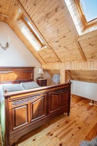 Posteľ alebo postele v izbe v ubytovaní Skansen Bicz Resort