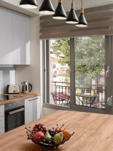 A kitchen or kitchenette at The H Experience - The Good Life Archanes - Free parking