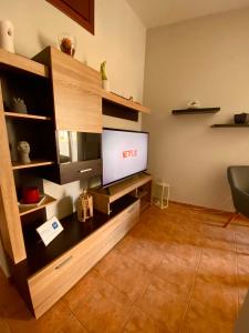 Télévision ou salle de divertissement dans l'établissement Unique Apartment with all Comforts!