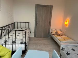 Ένα ή περισσότερα κρεβάτια σε δωμάτιο στο La Casa di Gino