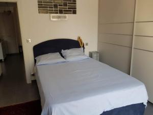 Posteľ alebo postele v izbe v ubytovaní Bel appartement 3 chambres vue port de Golf Juan