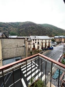 a view from the balcony of a apartment building at Apartamento ARS Rialp in Rialp