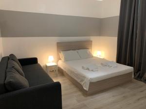 Posteľ alebo postele v izbe v ubytovaní Belli 4 Apartment - Sauna -