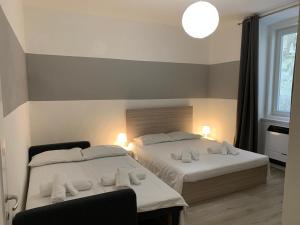 Posteľ alebo postele v izbe v ubytovaní Belli 4 Apartment - Sauna -