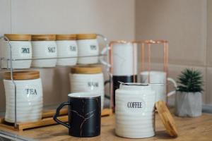 Kaffee-/Teezubehör in der Unterkunft Apartman Vas dom