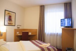 TV a/nebo společenská místnost v ubytování Hotel zum Adler - Superior
