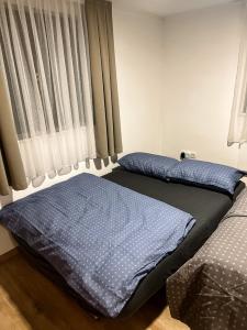 Postel nebo postele na pokoji v ubytování The Brengova house