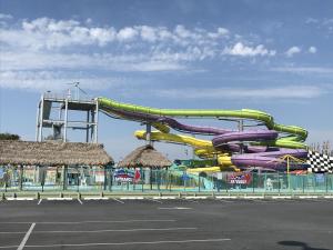 a water park with a water slide in the middle at Sea Mark 208 in Ocean City
