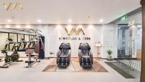 Fitness centrum a/nebo fitness zařízení v ubytování VNAHOMES Serviced Apartment
