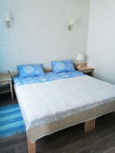 Ліжко або ліжка в номері Piejūras apartamenti STEAMER
