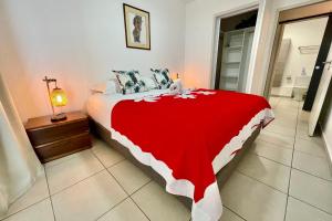 Uma cama ou camas num quarto em Tukenui flat discovering Papeete