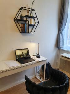 TV a/nebo společenská místnost v ubytování BöSIX Apartman