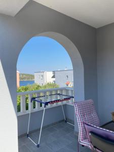Balkón nebo terasa v ubytování Apartman Jole