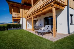 Balkón alebo terasa v ubytovaní Chalet am Wiesenweg