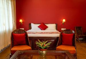 Posezení v ubytování Mount Conifer Suites & Spa