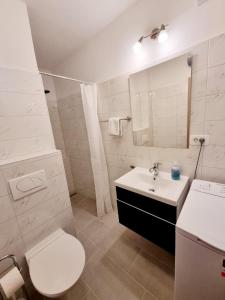 Kúpeľňa v ubytovaní Apartmani MW, Crveni apartman