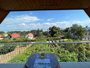 Balkón nebo terasa v ubytování Mandula Apartmanok