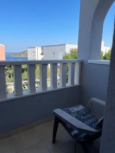 Balkón nebo terasa v ubytování Apartman Jole