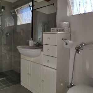 Koupelna v ubytování B&B La Casetta