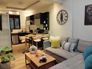 Kuchyň nebo kuchyňský kout v ubytování Luxurious apartment in the heart of town !