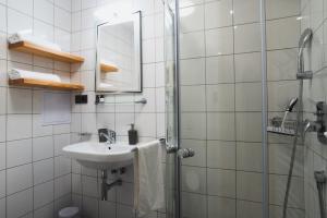 Koupelna v ubytování Chata pod Třešní