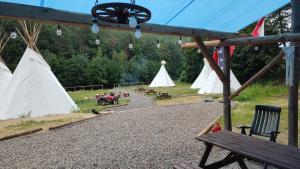 Ogród w obiekcie Glamping Wild Nature Bałtów