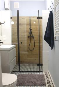 Kúpeľňa v ubytovaní Kana - Stylish Apartment in Kraków Pomorska - Close, WiFi, Smart TV