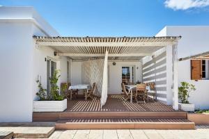 Balkón alebo terasa v ubytovaní V Es Pujols Formentera rustick