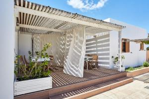 Balkón alebo terasa v ubytovaní V Es Pujols Formentera rustick