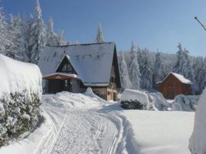 Chata Bohemika v zimě