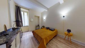 Posteľ alebo postele v izbe v ubytovaní Le Casimir - Appartement de standing 90m2 - Carcassonne centre