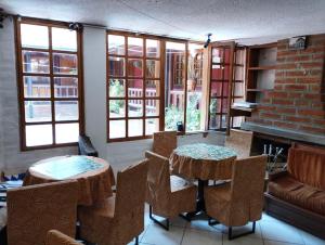 Posezení v ubytování Hostal La Catolica