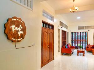 My Key Polanka Private Villa with Pool的休息区