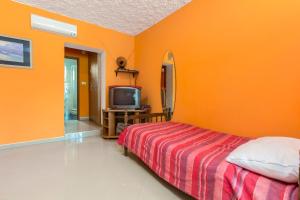 Televiisor ja/või meelelahutuskeskus majutusasutuses Apartment Sparadici 10015b