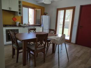 A kitchen or kitchenette at Casa Montefiore 13 LT nella tranquilla campagna Marchigiana